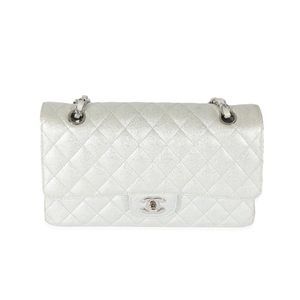 Chanel 21K Glitter Caviar Medium Classic Double Flap